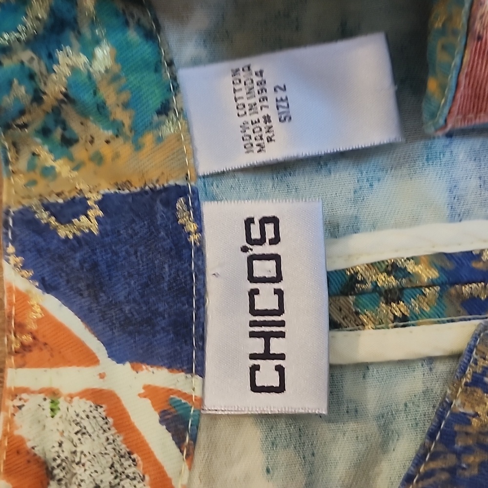 Chico's Artistic Multicolor Jacket - image 3